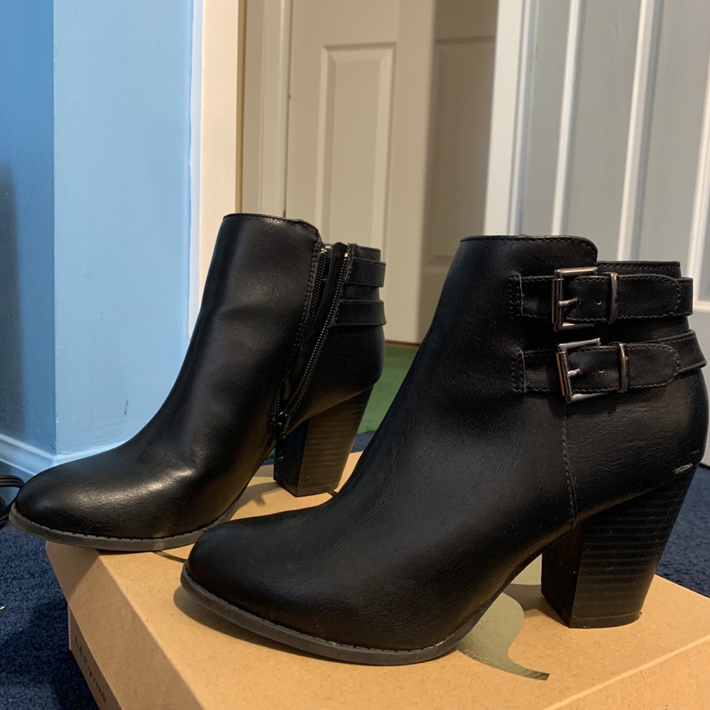Black booties